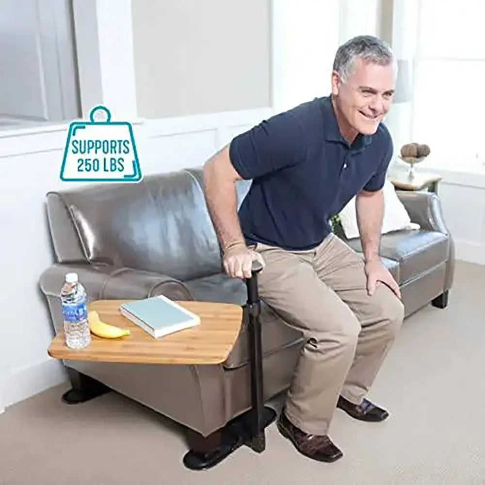 Stander Omni Tray Table standing handle and tray table