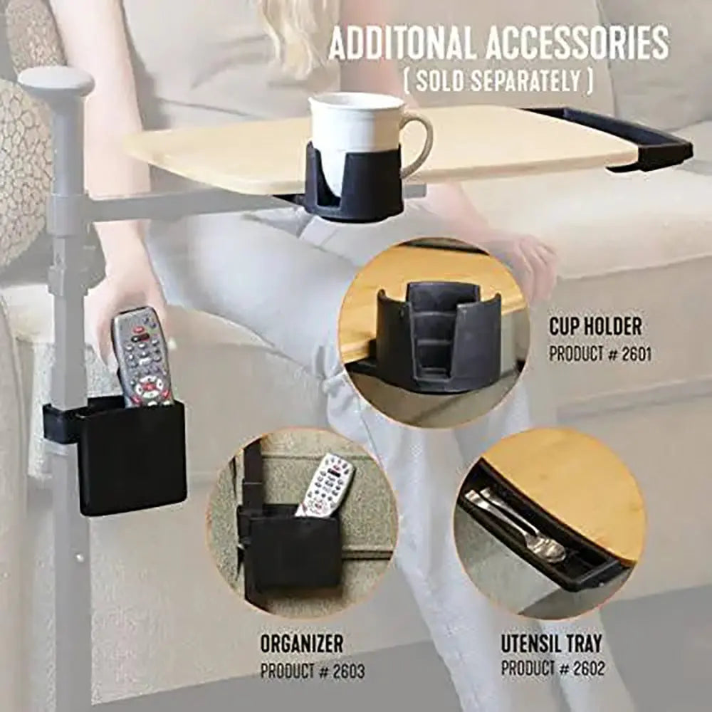 Stander Omni Tray Table standing handle and tray table